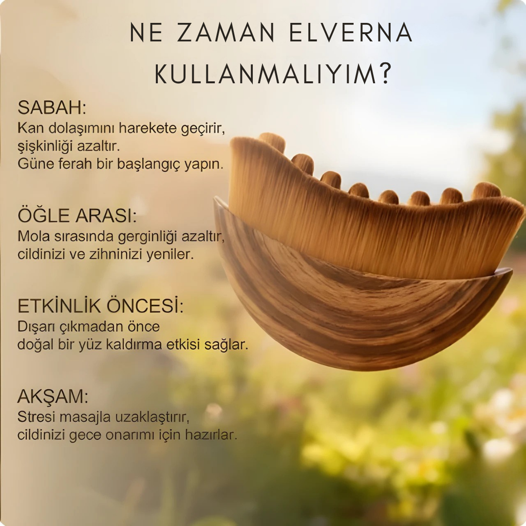 Elverna® Lenf Masaj Fırçası
