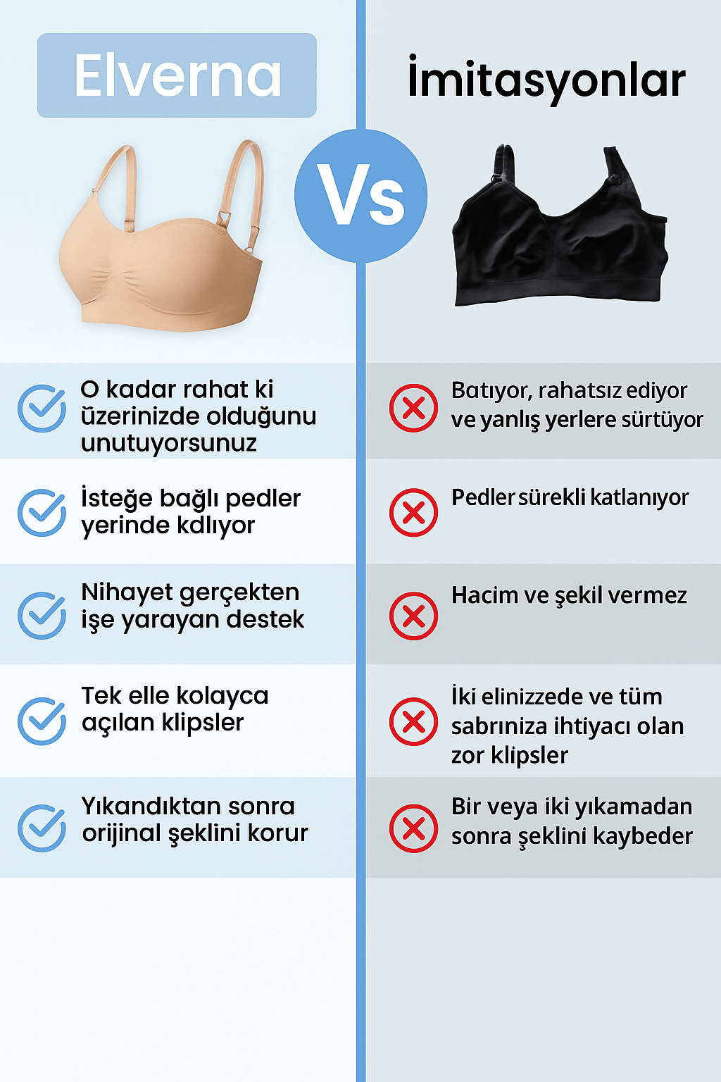 ELVERNA™- Emzirme Sütyeni