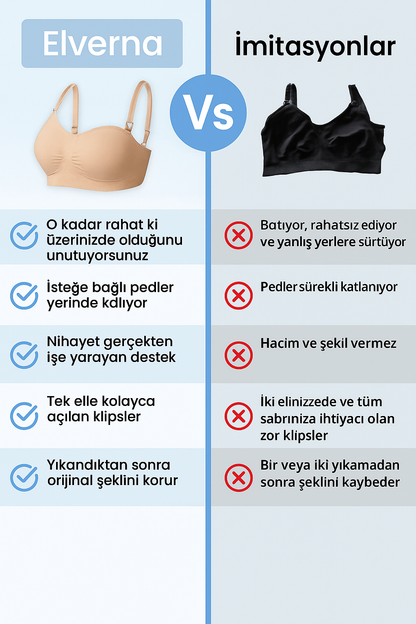 ELVERNA™- Emzirme Sütyeni