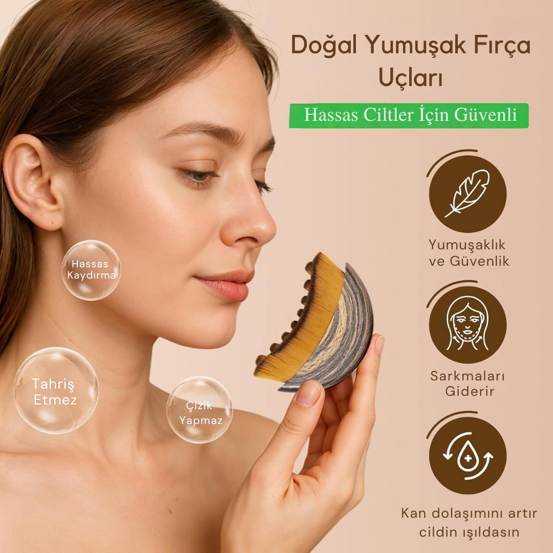 Elverna® Lenf Masaj Fırçası
